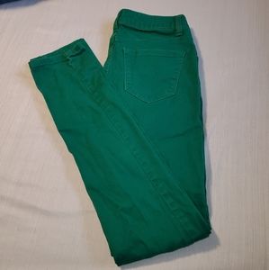 Green skinnies